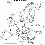 Coloring Map Of Europe For Kids Europe Map Printable