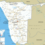 Detailed Clear Large Road Map Of Namibia And Namibian Road