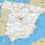 Detailed Clear Large Road Map Of Spain Ezilon Maps