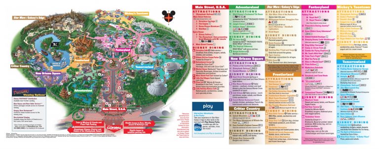 Disneyland Resort Map 2021 Printable PDF Maps Of