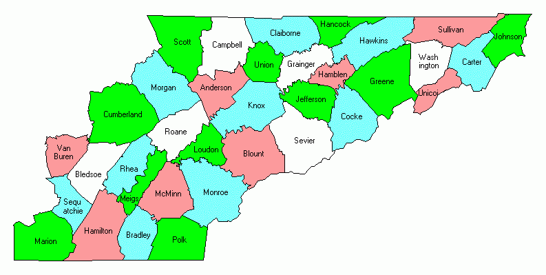 East Tennessee County Trip Reports