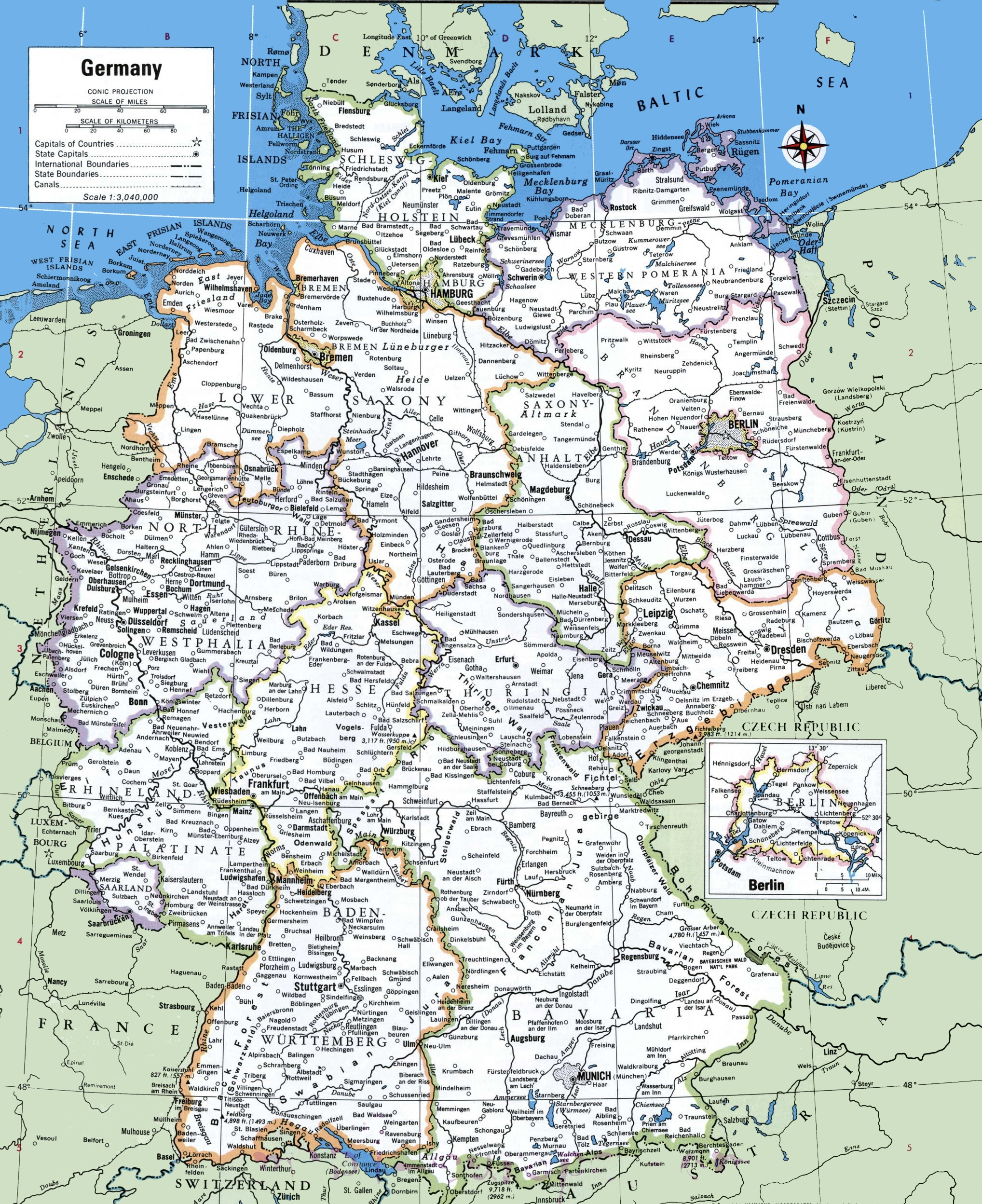 Free Photo Germany Map Atlas Koln Republic Free 