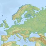 Free Physical Maps Of Europe Mapswire