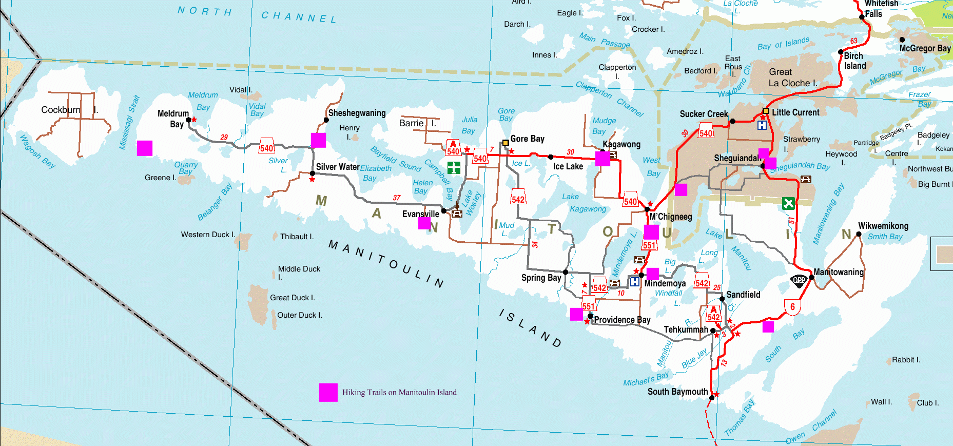 Hiking Trails On Manitoulin Island Northern Ontario 