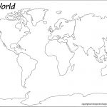 Image Result For Black And White Map Of The World Pdf