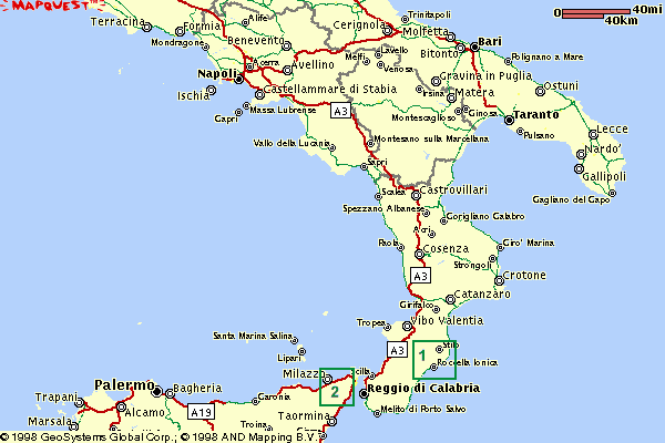 Italy Map South Italy Map South