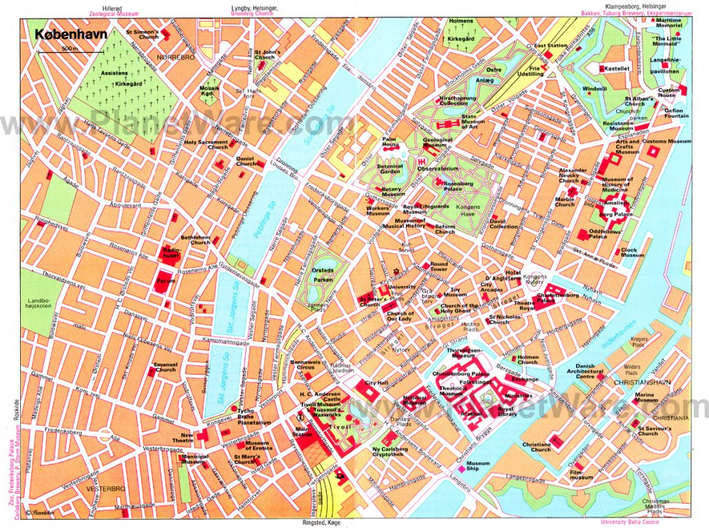 Large Copenhagen Maps For Free Download And Print High 