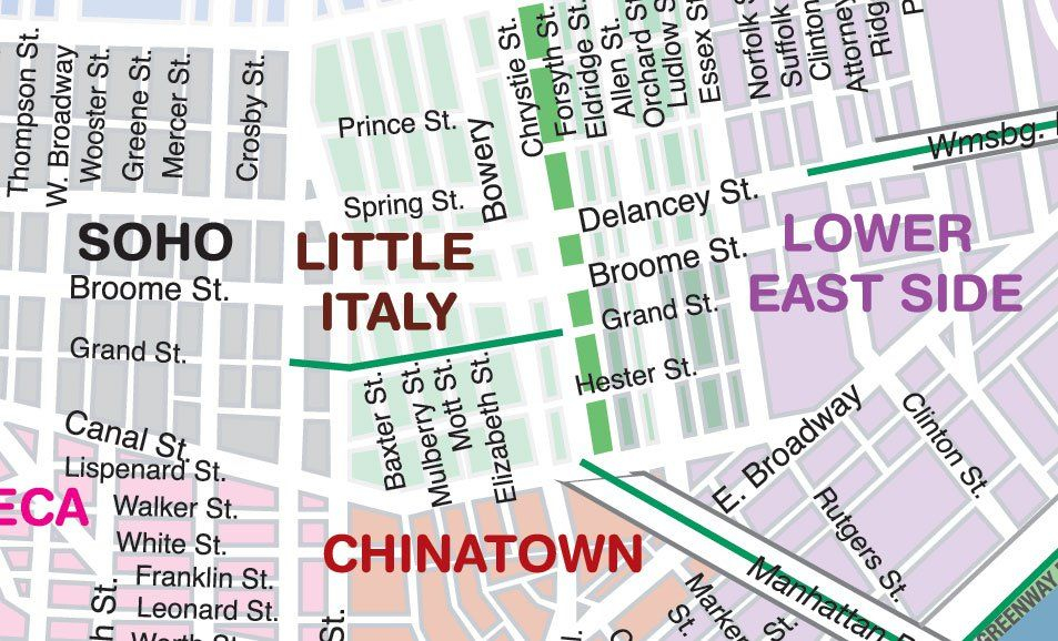 Little italy nyc map jpg 953 578 Pixels Little Italy New 
