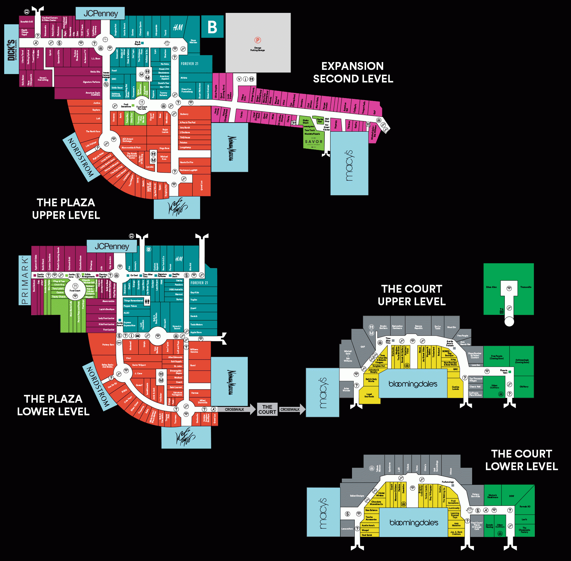 Mall Map Of King Of Prussia A Simon Mall King Of 