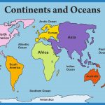 Map Of The World For Kids Continents And Oceans