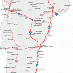 Map Of Vermont Cities Vermont Road Map