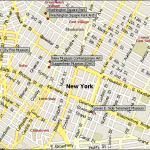 New York Map Little Italy