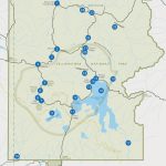 Overview Map Of Yellowstone Facilities And Attractions