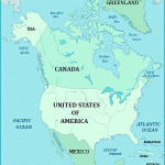 Print This Map Of North America