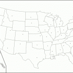 Printable Blank United States Map With Capitals