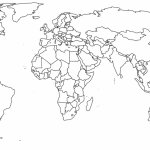 Printable Blank World Outline Maps Royalty Free Globe