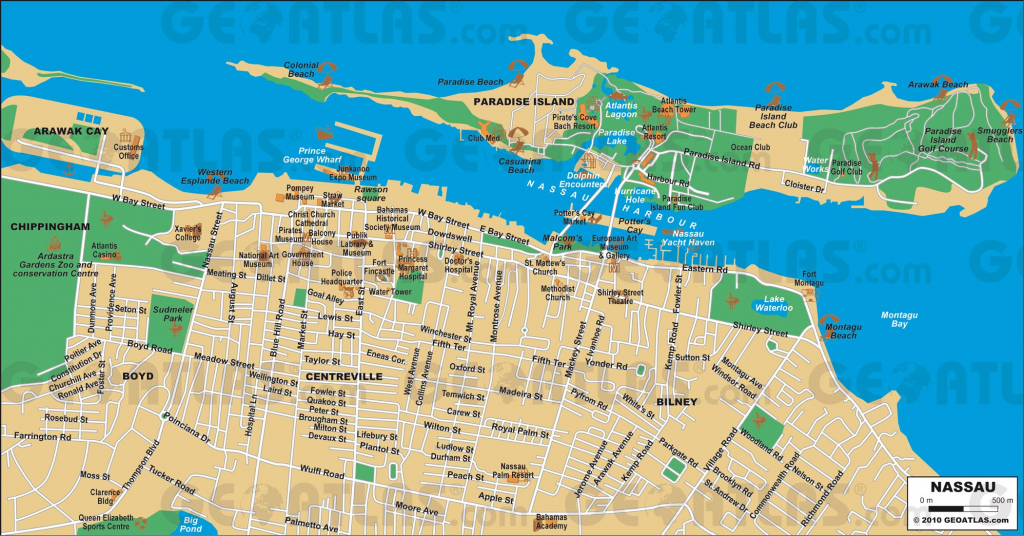Printable Map Of Nassau Bahamas Printable Maps