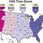 Printable Map Of Usa Time Zones Printable US Maps