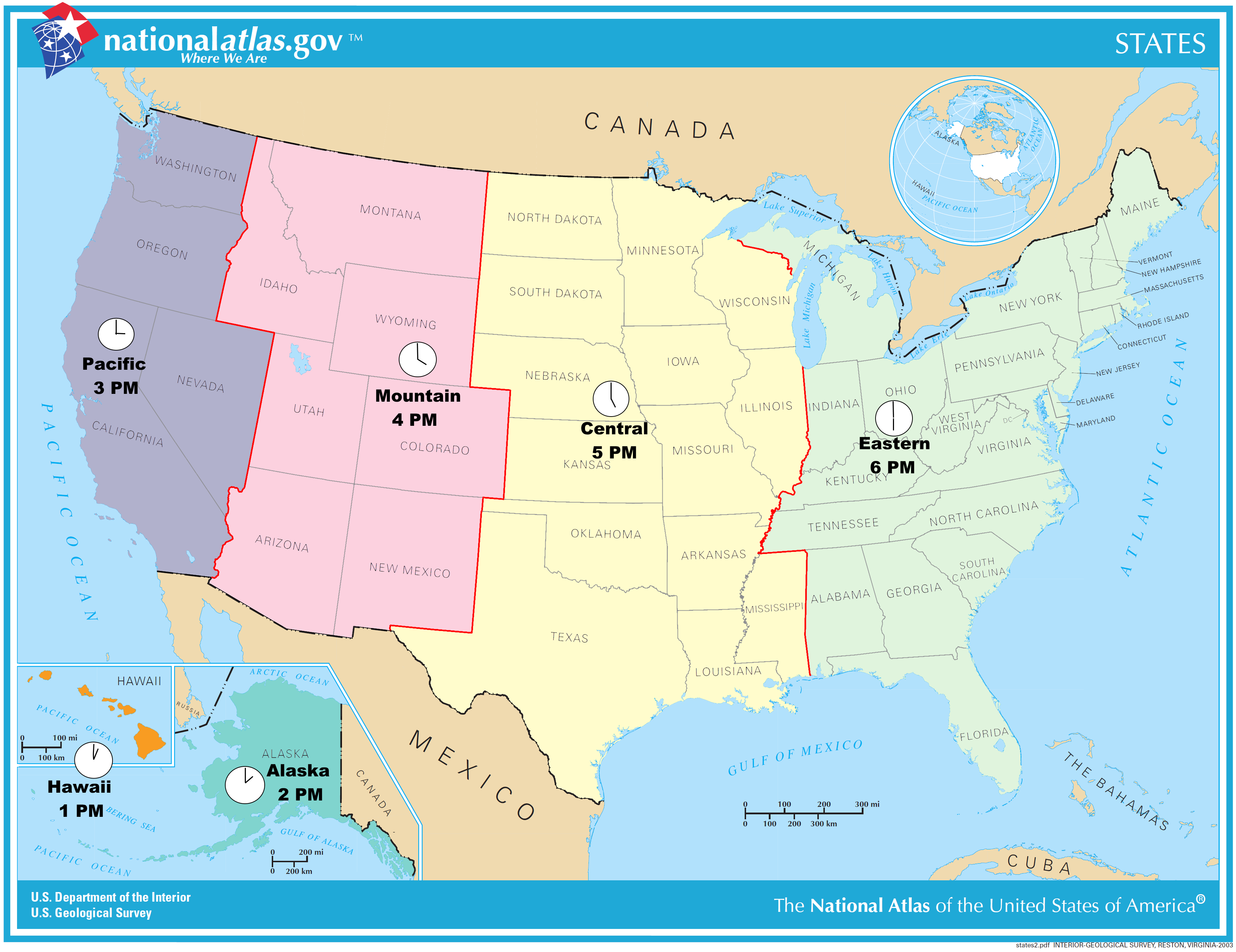 Proposed Simplified Time Zone Map Of The United States 