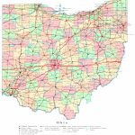 State Of Ohio Map Showing Counties Printable Map