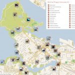 Vancouver Printable Tourist Map Tourist Map Canada
