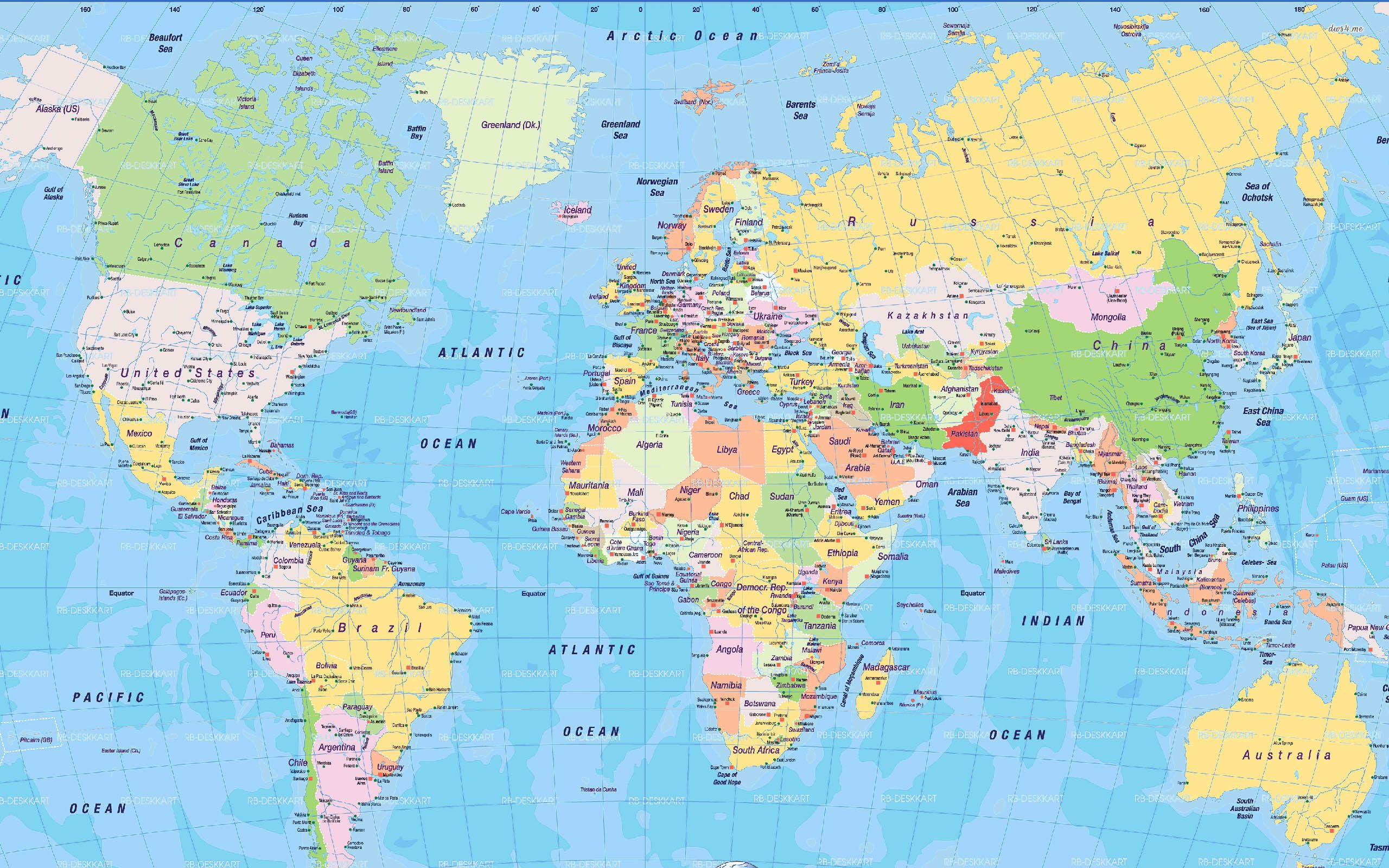 2560×1600 World Map 6 World Map Printable 2560x1600 World Map 6 World Map Printable