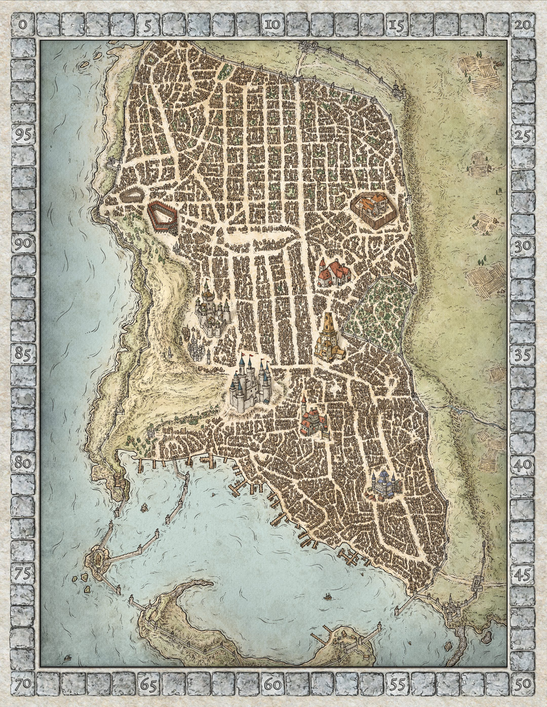 31 Map Of Waterdeep 5e Maps Database Source