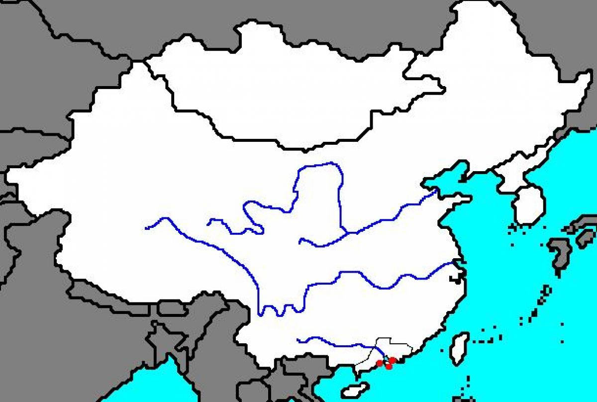 Ancient China Blank Map Blank Map Of Ancient China 