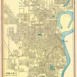 Antique OMAHA Street Map Of Omaha Nebraska 1903 City Map