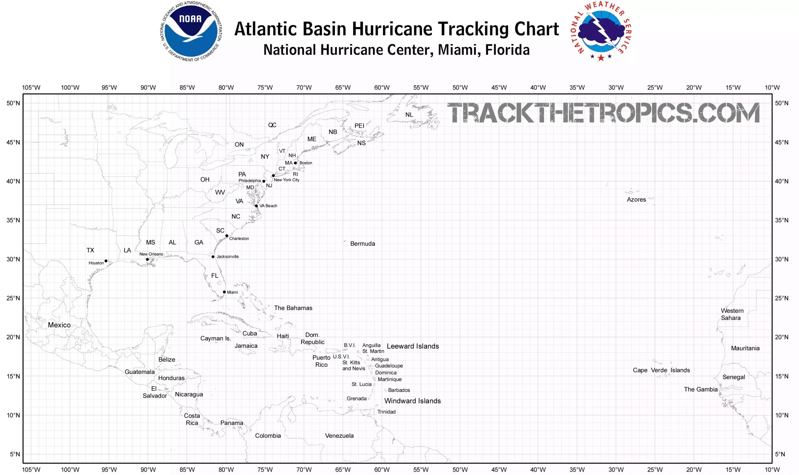 Atlantic Hurricane Season Tracking Chart 2017 Track The 