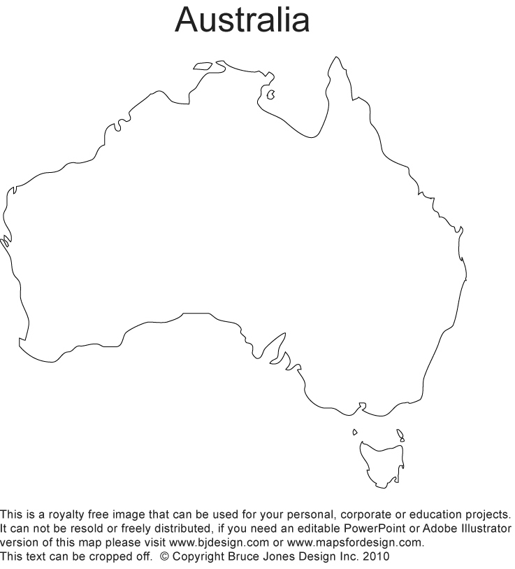 Australia Printable Blank Maps Outline Maps Royalty Free