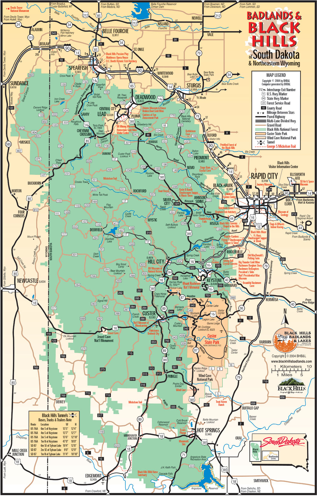 Black Hills Map Rarupo64 