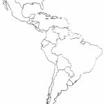 Blank Map Of Central And South America Printable