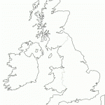 Blank Map Of Ireland And Uk Within Printable Blank Map Of