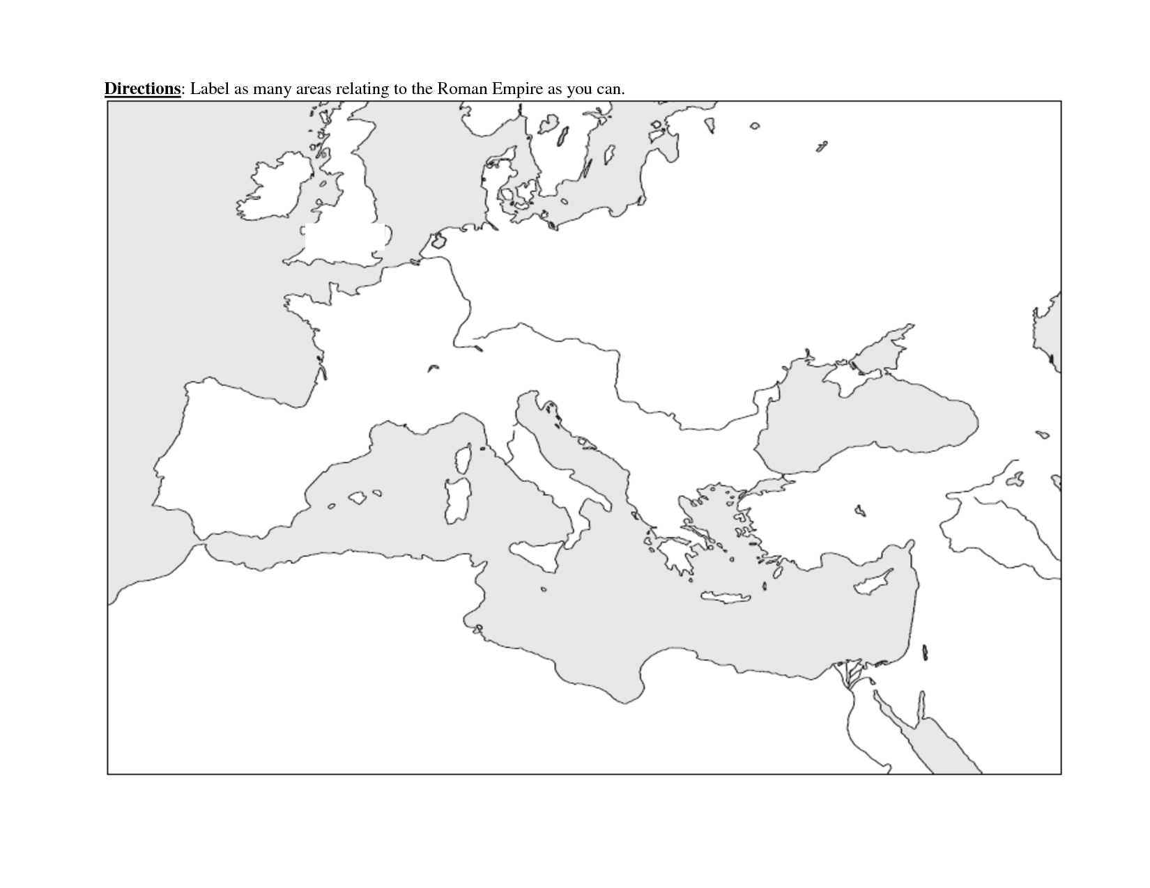 Blank Map Roman Empire Roman Empire Map Roman Empire 