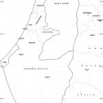 Blank Simple Map Of Israel