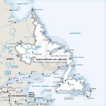 Blank Simple Map Of Newfoundland And Labrador With