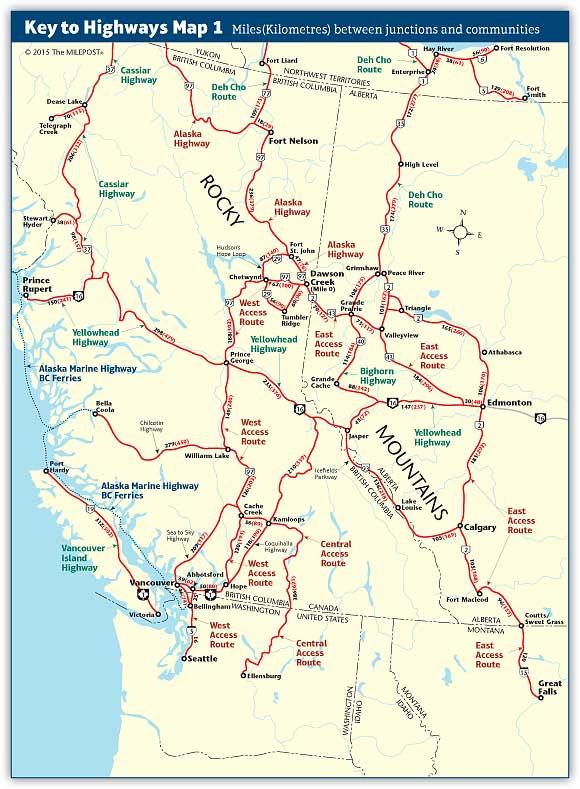 British Columbia And Alberta The Milepost