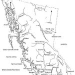 British Columbia Printable Map Columbia Map Printable