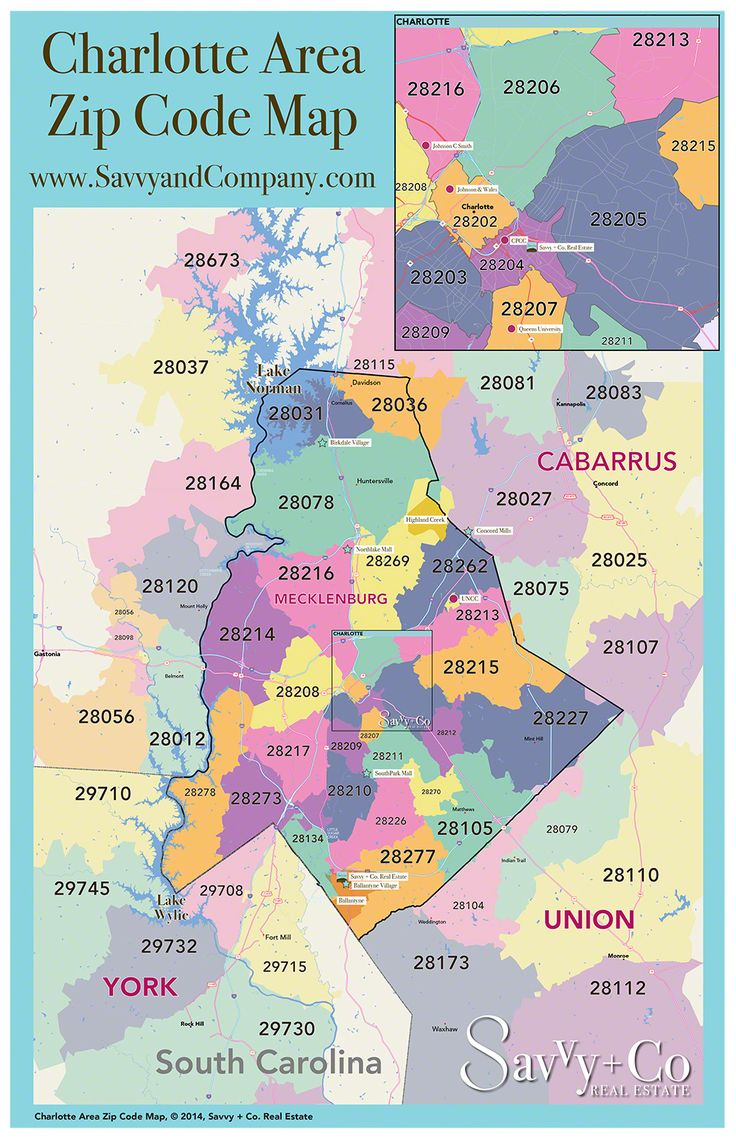 Charlotte NC Area Zip Code Map We Are Charlotte S Charlotte NC Area Zip Code Map We Are Charlotte s