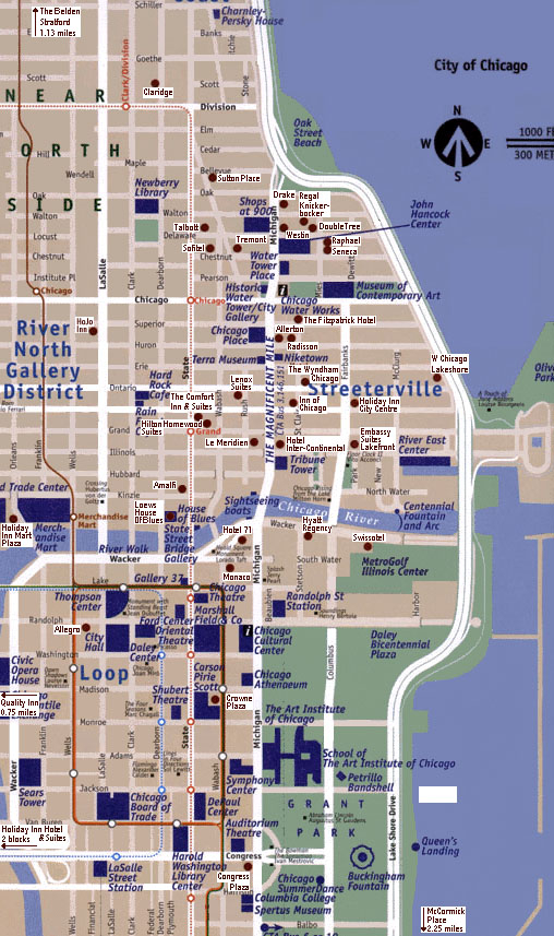 Chicago Map Free Printable Maps