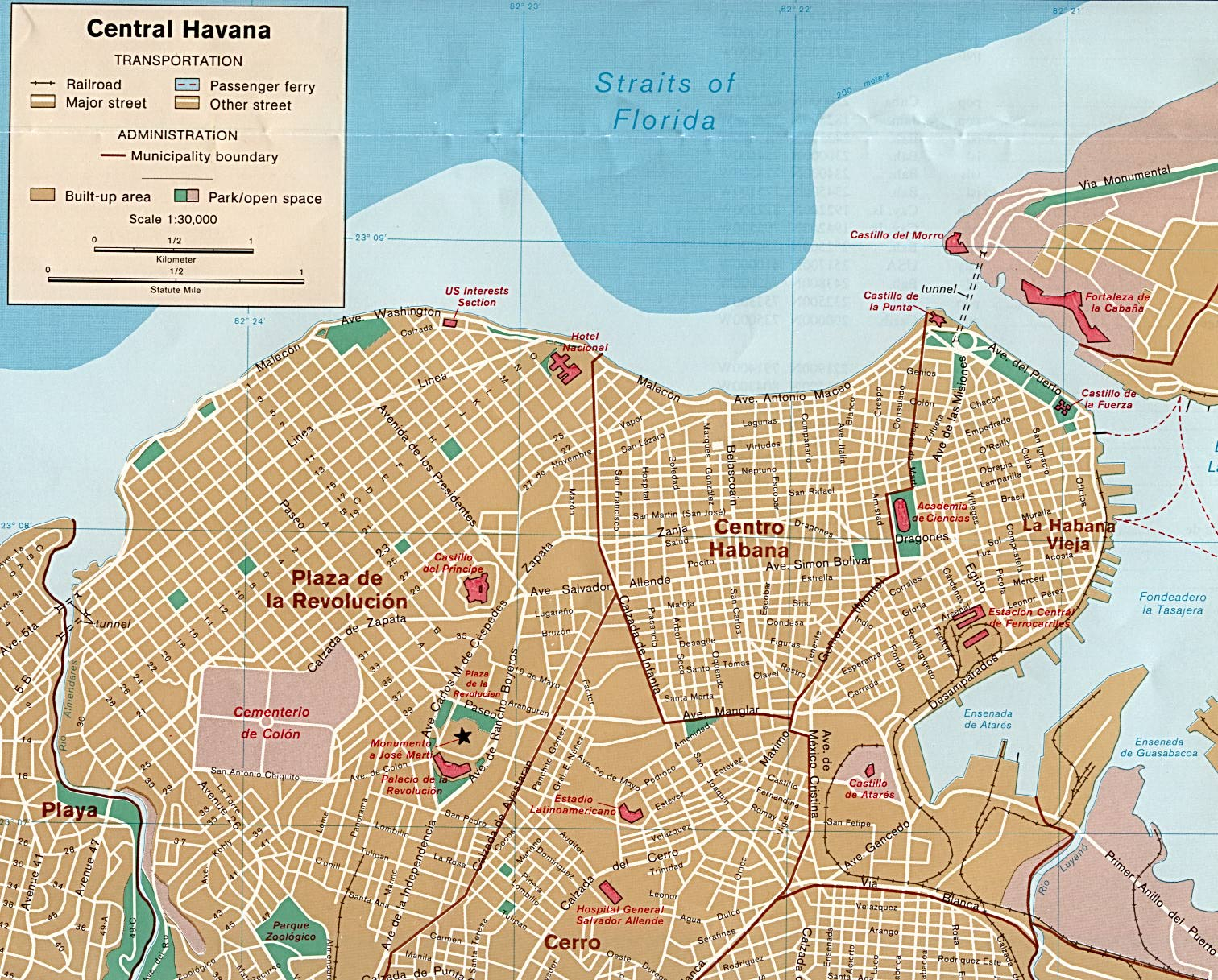 City Map Havana Worldofmaps Online Maps And Travel 