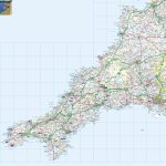 Cornwall Offline Map Including The Cornish Coastline