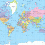 Detailed Clear Large Political Map Of The World Political
