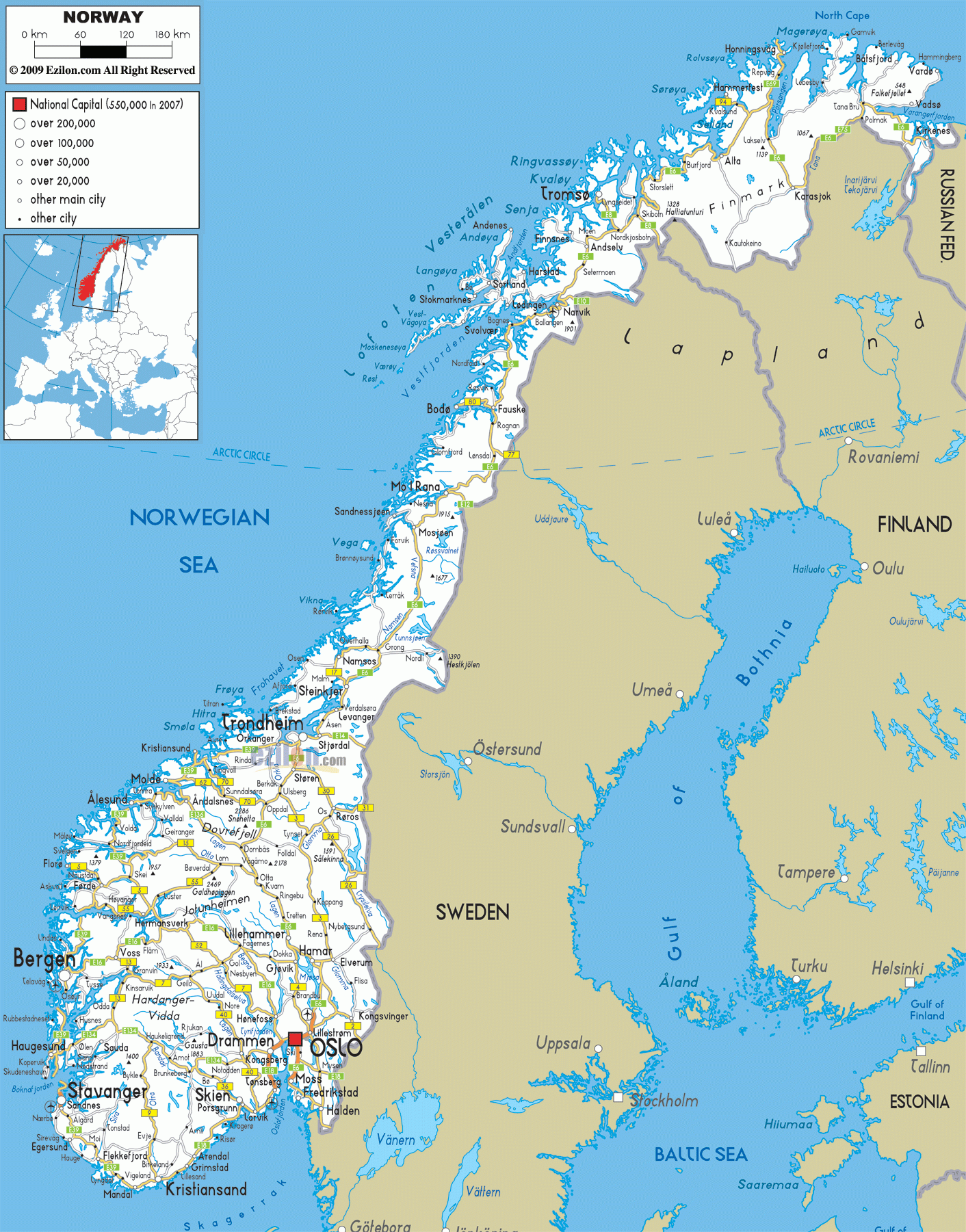 Detailed Clear Large Road Map Of Norway Ezilon Maps Detailed Clear Large Road Map Of Norway Ezilon Maps