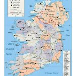 Detailed Political And Administrative Map Of Ireland With