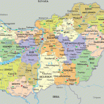 Detailed Political Map Of Hungary Ezilon Map