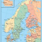 Detailed Political Map Of Scandinavia Vidiani Maps