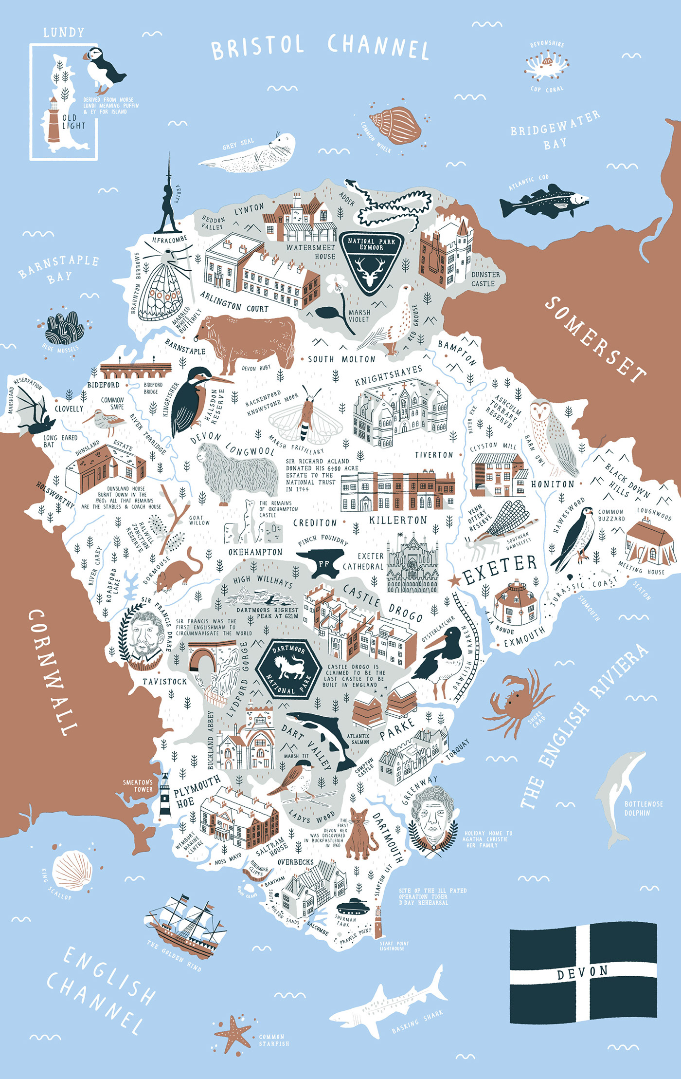 Devon Map On Behance Devon Map On Behance