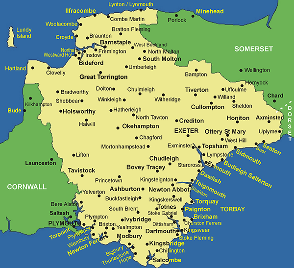 Devon Map Test Property Surveying